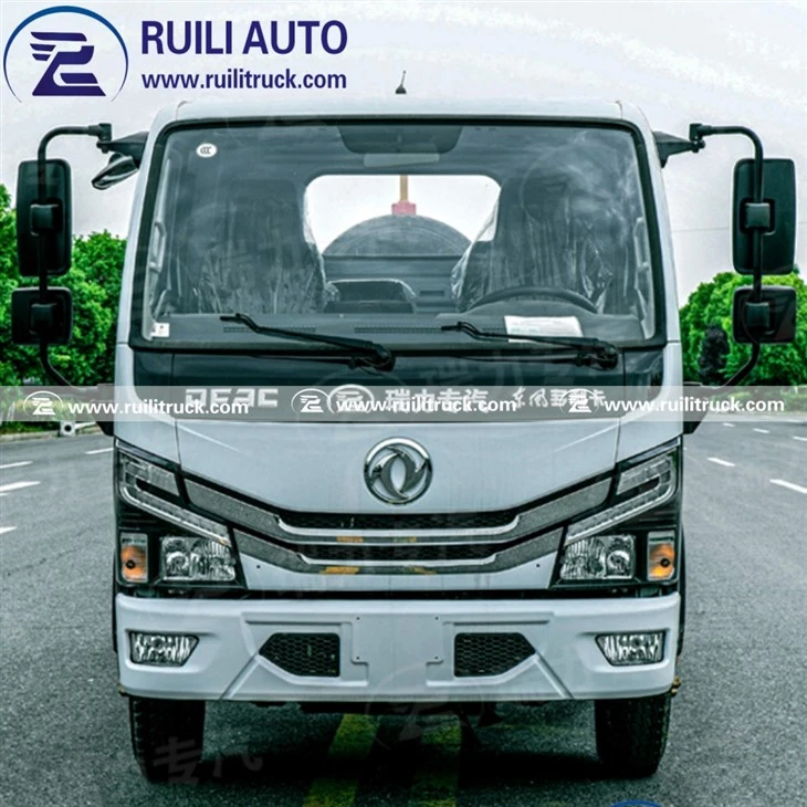 Dongfeng 4x2 6cbm Detachable Container Type Garbage Truck suppliers